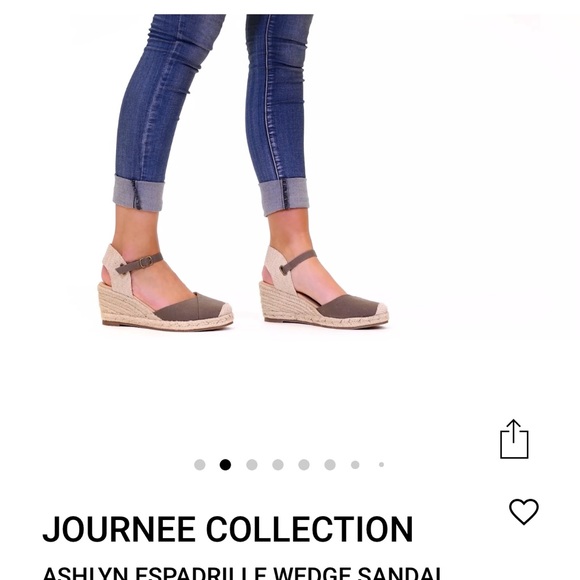 Journee collection Ashlyn espadrille. Perfect for summer days - Picture 2 of 2